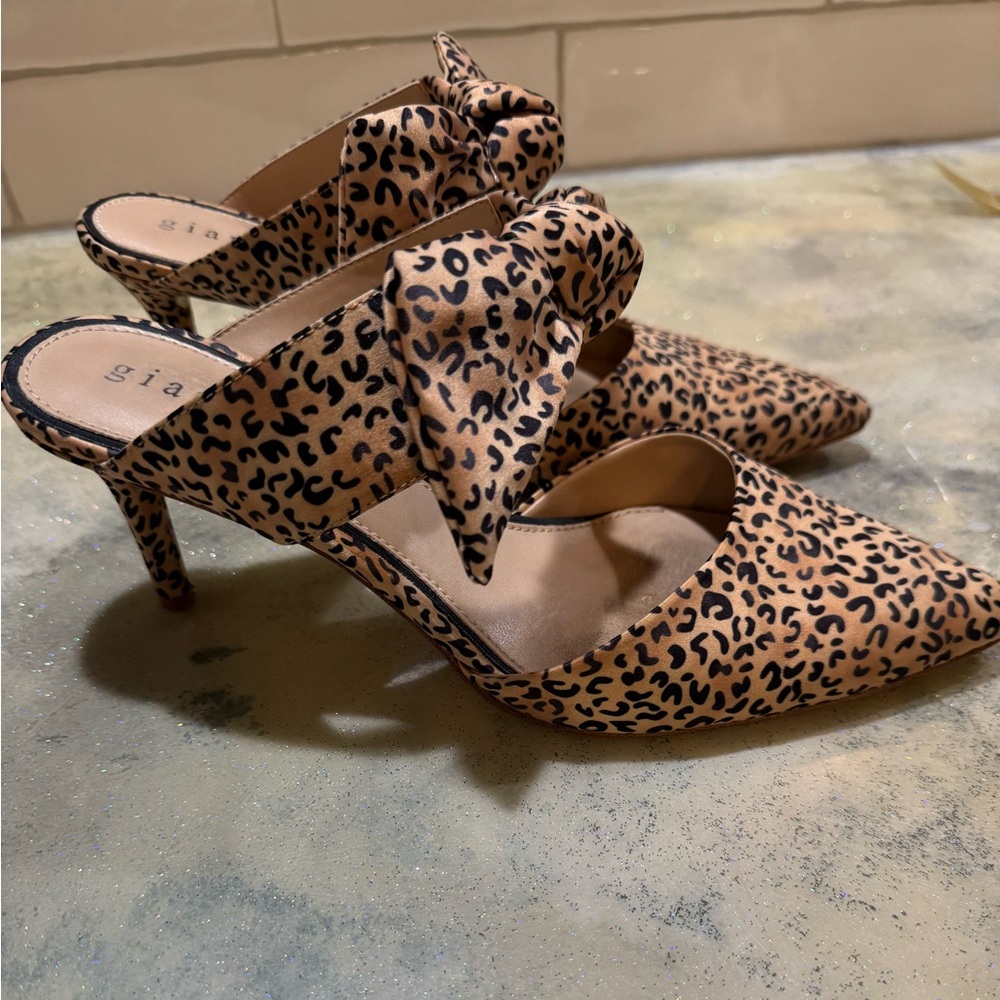 Gianni Bini Cheetah Mules